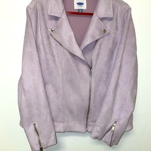 Purple Suede jacket